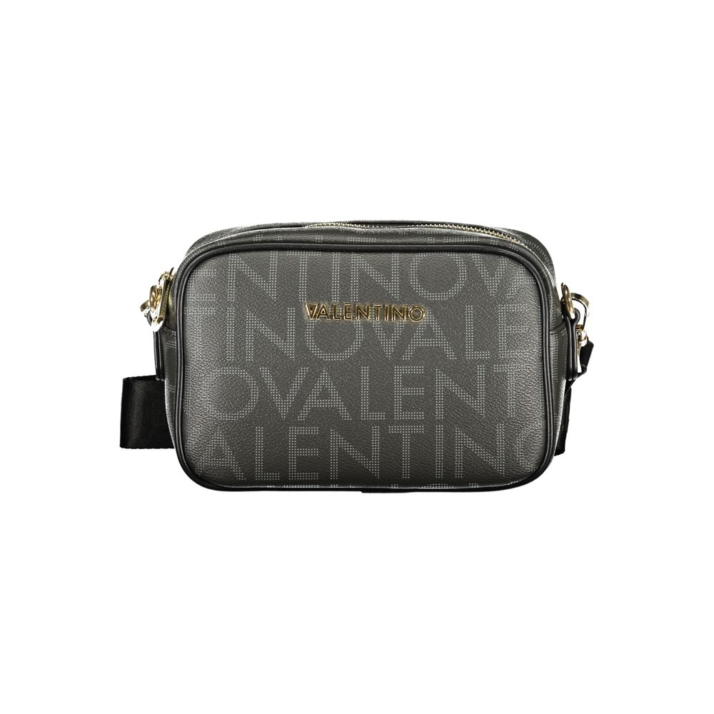 This Handbag by Mario Valentino for women in polyethylene and black presents a sculptural silhouette featuring a secure zipper, ample internal-pockets, and versatile shoulder-strap & adjustable-strap for a sculptural finish.