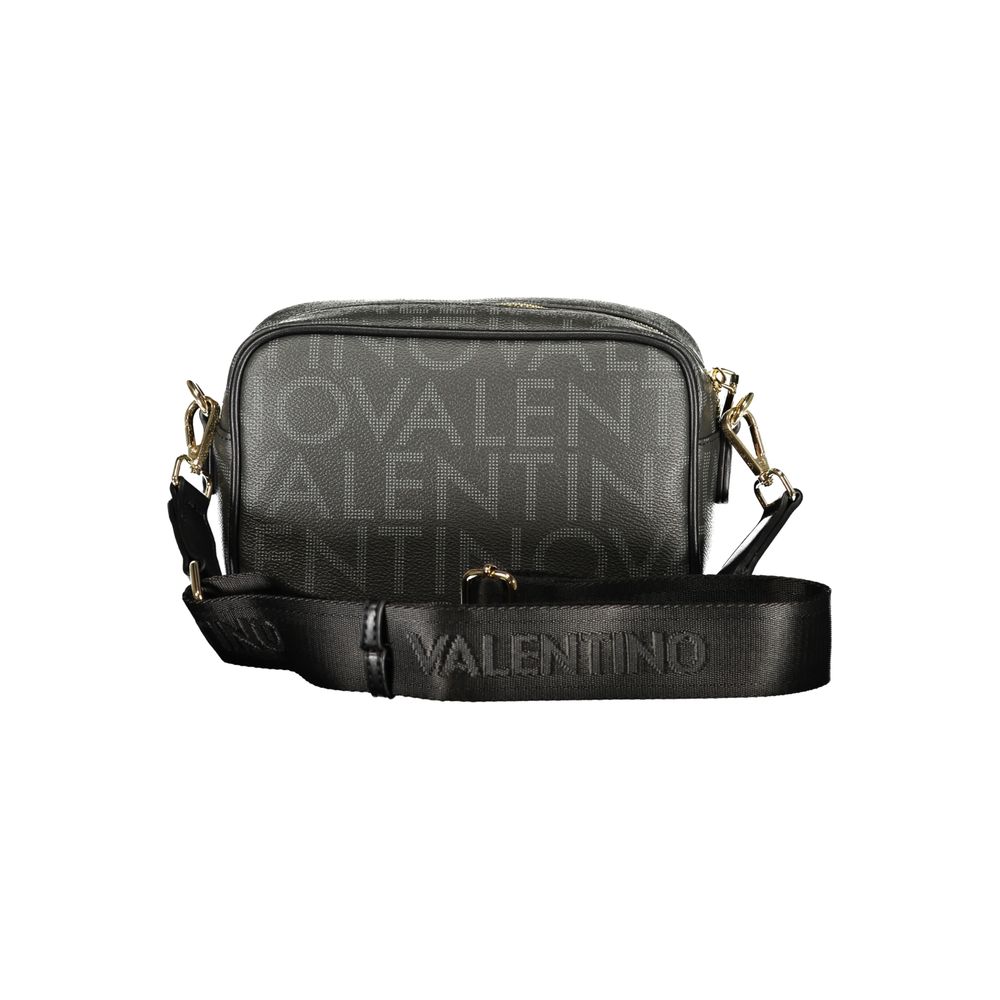 Handbag by Mario Valentino for women in polyethylene black presents a ornamental silhouette, showcasing a secure zipper, ample internal-pockets, and versatile shoulder-strap & adjustable-strap for a ornamental finish.