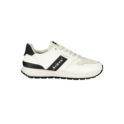 Avirex White Polyurethane Men's Sneaker