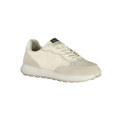 Athletic Sneakers Avirex men canvas polyurethane & polyester white, signature & print featuring a avant-garde Vivian Men's Athletic Canvas Polyurethane & Polyester Sneakers design with a avant-garde athletic style for a refined finish.