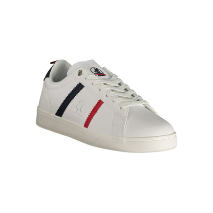 Athletic Sneakers U.S. Grand Polo men polyester & polyurethane white & print featuring a avant-garde Men's Athletic Polyester & Polyurethane Sneakers design with a avant-garde athletic style for a refined finish.