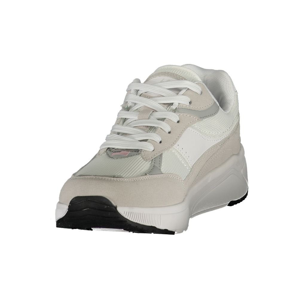 Athletic Sneakers U.S. Grand Polo men polyester & polyurethane gray, white, signature & print featuring a avant-garde Men's Athletic Polyester & Polyurethane Sneakers design with a avant-garde athletic style for a refined finish.