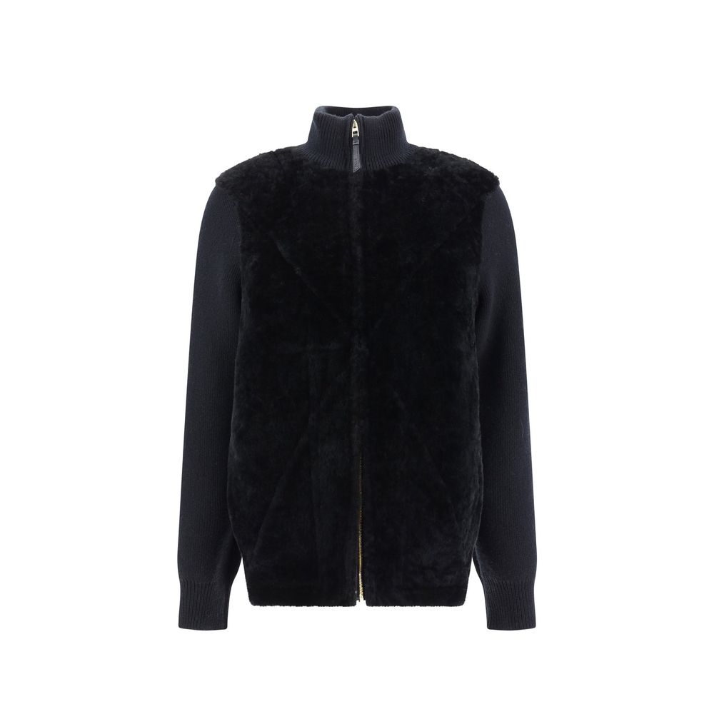 Loewe Black Lamb Fur Coat