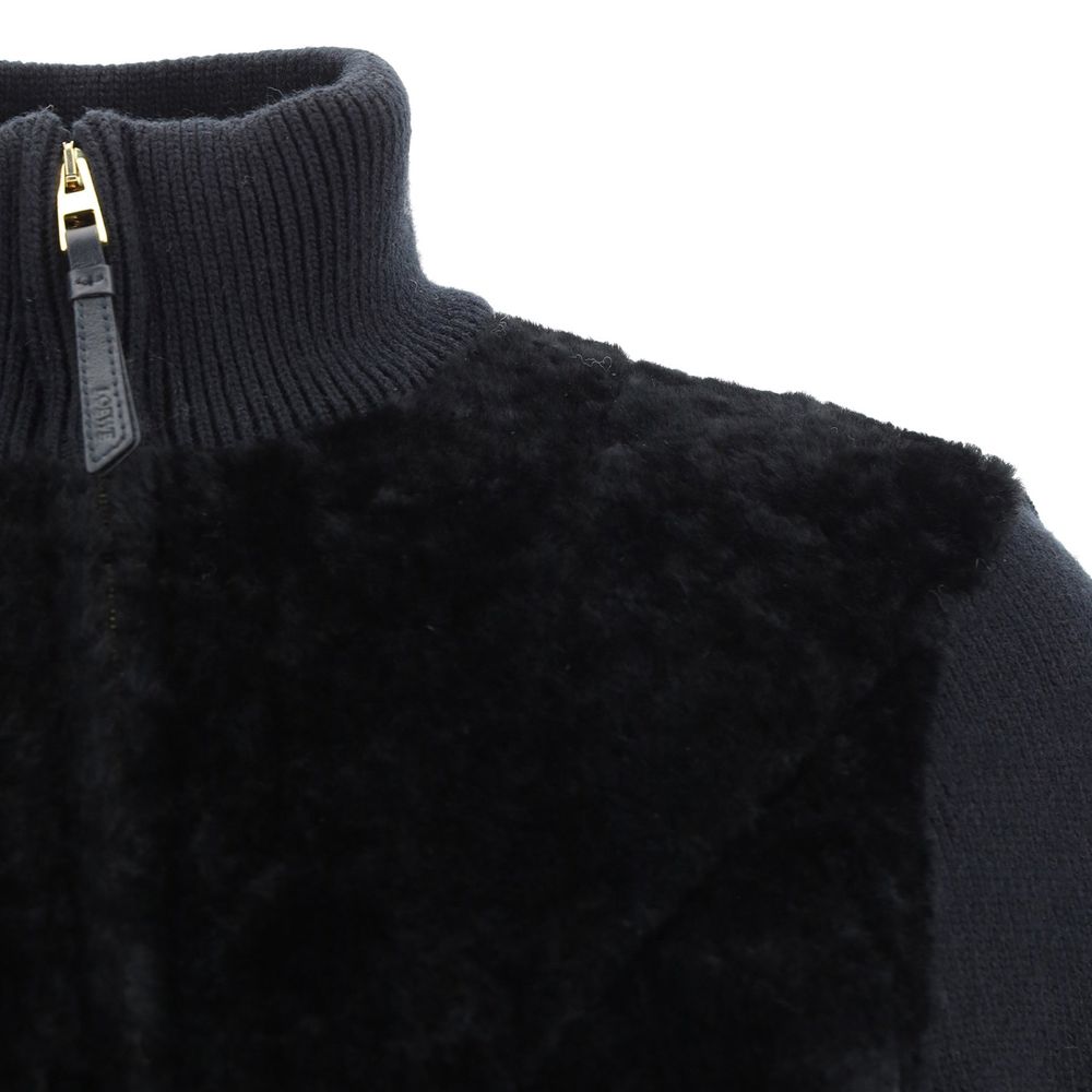 Loewe Black Lamb Fur Coat