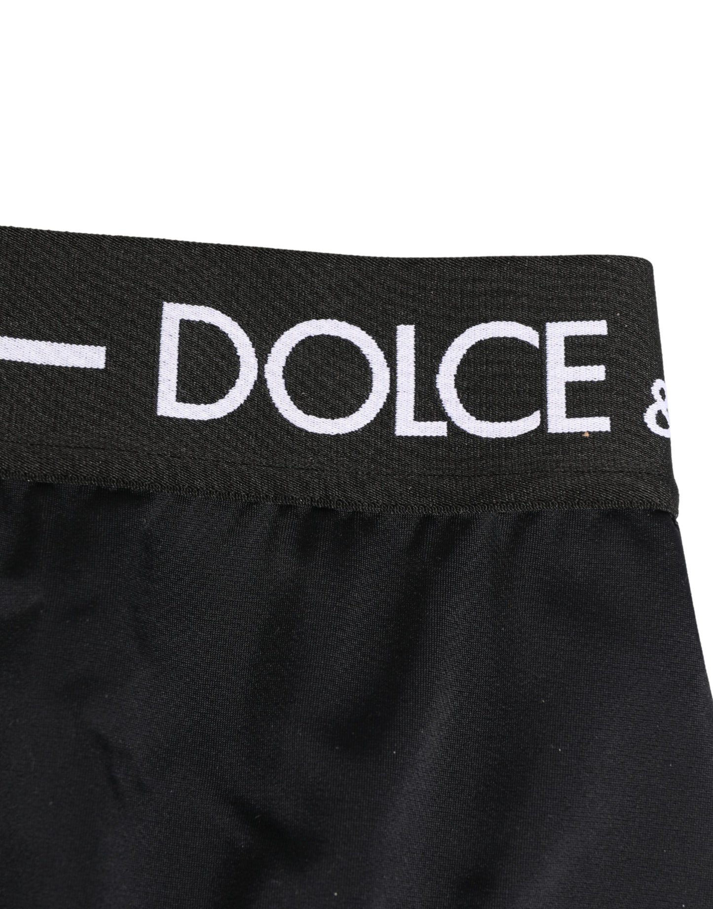 Dolce & Gabbana Black Logo Waistband Coulotte Panty Underwear