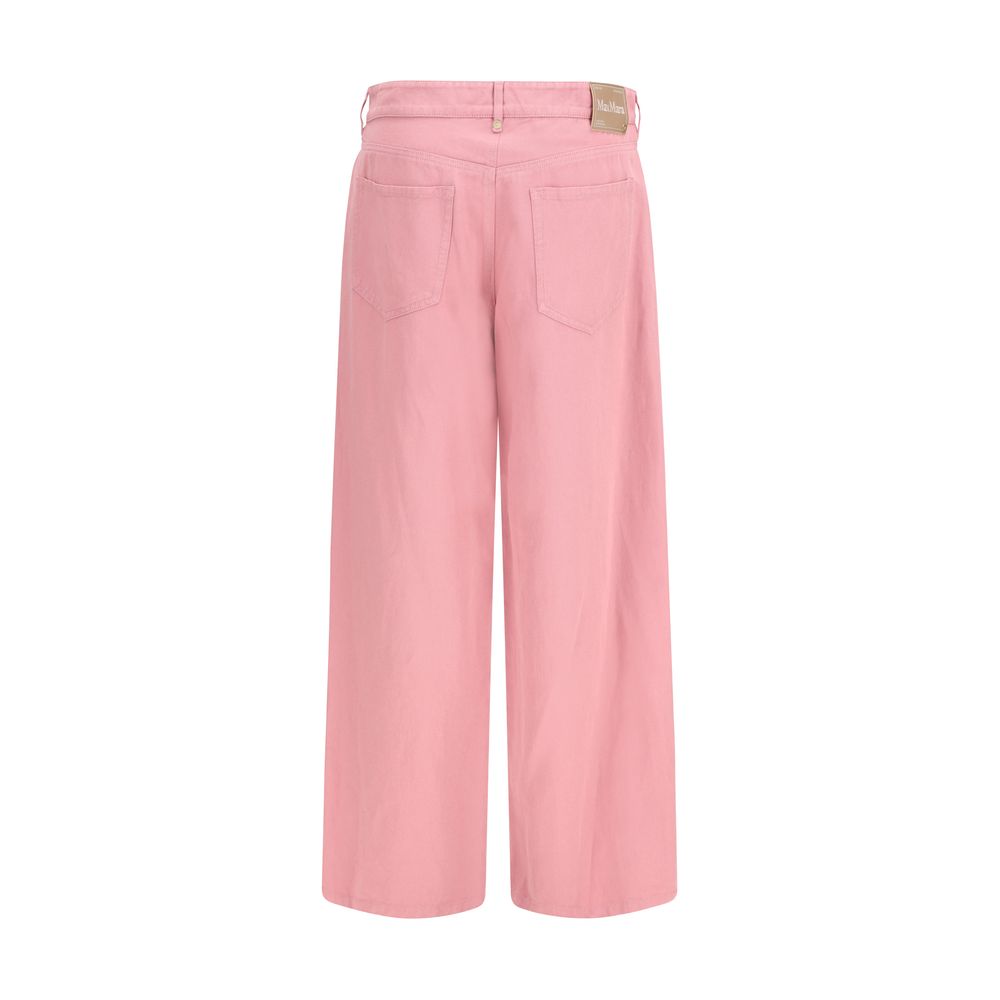 Casual Pants by S Max Mara for women in cotton & linen multicolor presents a refined pantology silhouette, artfully defined by a refined pantology straight-leg & regular-fit, long, and a sophisticated .