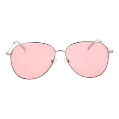 Sunglasses by Replay for women in metal silver showcases a ethereal silhouette, featuring silver coloured frame aviator full-rim frame design with non-polarized category-1-light-tint lens for a ethereal finish.