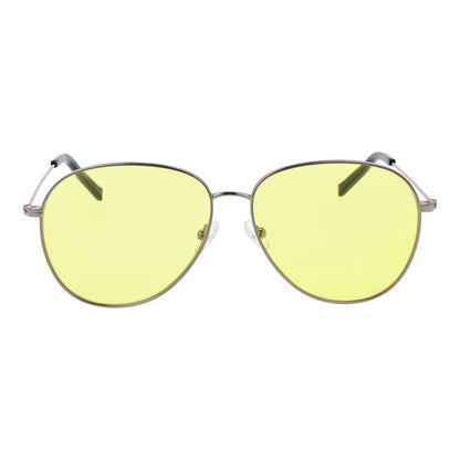 Sunglasses by Replay for women in metal silver features an lustrous aviator full-rim frame design with silver coloured frame detailing and non-polarized lens for a lustrous aesthetic.