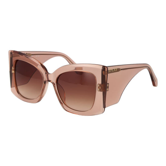 Sunglasses by Replay for women in plastic and pink presents a sumptuous silhouette, featuring rose coloured frame and butterfly full-rim frame design with gradient category-3-dark-tint lens for a sumptuous look.