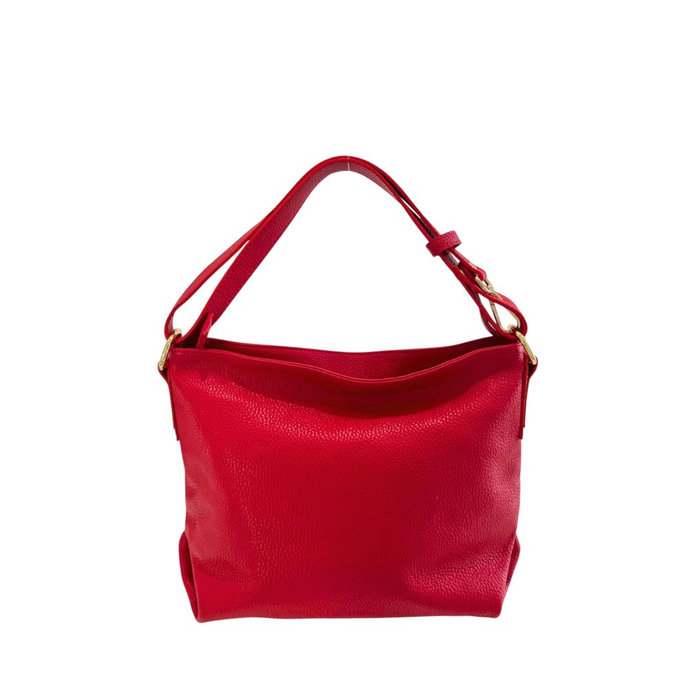 Shoulder Clutch Handbag by Baldinini Trend for women in cowhide gold & multicolor features a sculptural silhouette with a secure zipper, organized built-in-compartments, and versatile shoulder-strap & adjustable-strap for a sculptural finish.