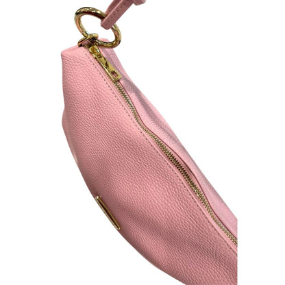 Shoulder Clutch Handbag by Baldinini Trend for women in cowhide gold & multicolor features an sculptural silhouette, showcasing a secure zipper and sculptural built-in-compartments with versatile shoulder-strap for a sophisticated look.
