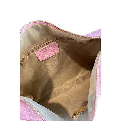 Shoulder Clutch Handbag by Baldinini Trend for women in cowhide gold & multicolor showcases a sculptural silhouette, featuring a secure zipper, ample built-in-compartments, and versatile shoulder-strap for a sculptural aesthetic.