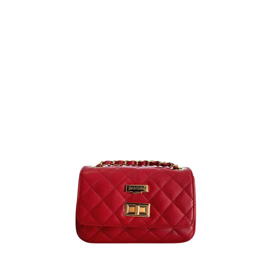 Mini 2-in-1 Shoulder & Crossbody Handbag by Baldinini Trend for women in cowhide gold & multicolor features an versatile silhouette, showcasing a secure and versatile with versatile crossbody-strap & shoulder-strap for a versatile finish.