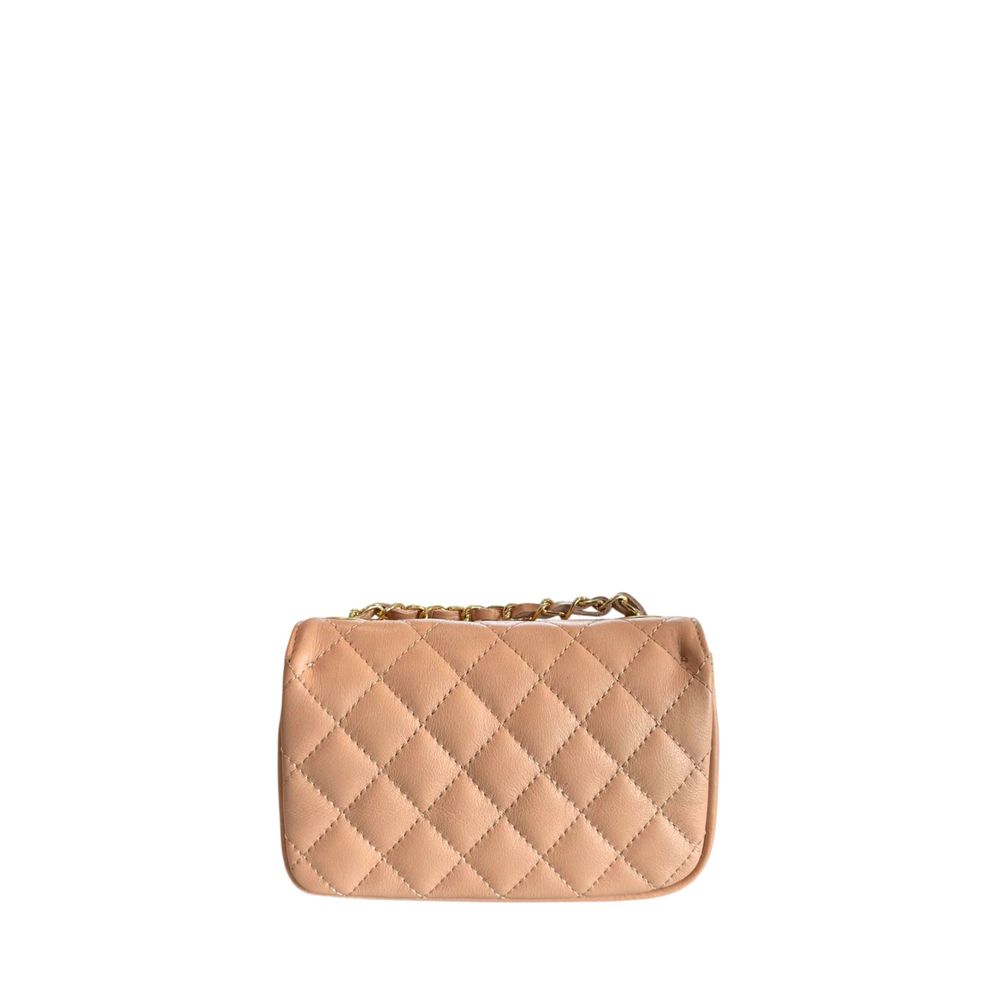 Mini 2-in-1 Shoulder & Crossbody Handbag by Baldinini Trend for women in cowhide gold & multicolor features an versatile silhouette, showcasing a secure and versatile with versatile crossbody-strap & shoulder-strap for a versatile finish.