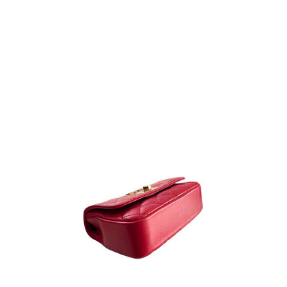 Mini 2-in-1 Shoulder & Crossbody Handbag by Baldinini Trend for women in cowhide gold & multicolor features an versatile silhouette, showcasing a secure and versatile with versatile crossbody-strap & shoulder-strap for a versatile finish.