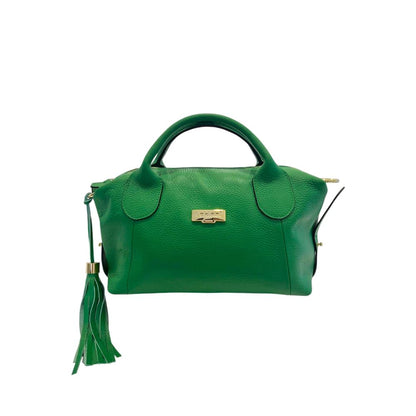 Shoulder Bag by Baldinini Trend for women in cowhide bicolour & gold features a statuesque silhouette, showcasing a secure zipper and statuesque built-in-compartments with versatile shoulder-strap & adjustable-strap for a statuesque finish.