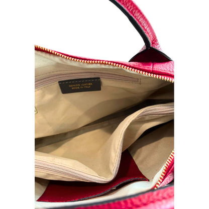 Shoulder Bag by Baldinini Trend for women in cowhide gold & multicolor features an effortlessly chic silhouette with a secure zipper, ample built-in-compartments, and versatile shoulder-strap & adjustable-strap for effortlessly chic everyday luxury.