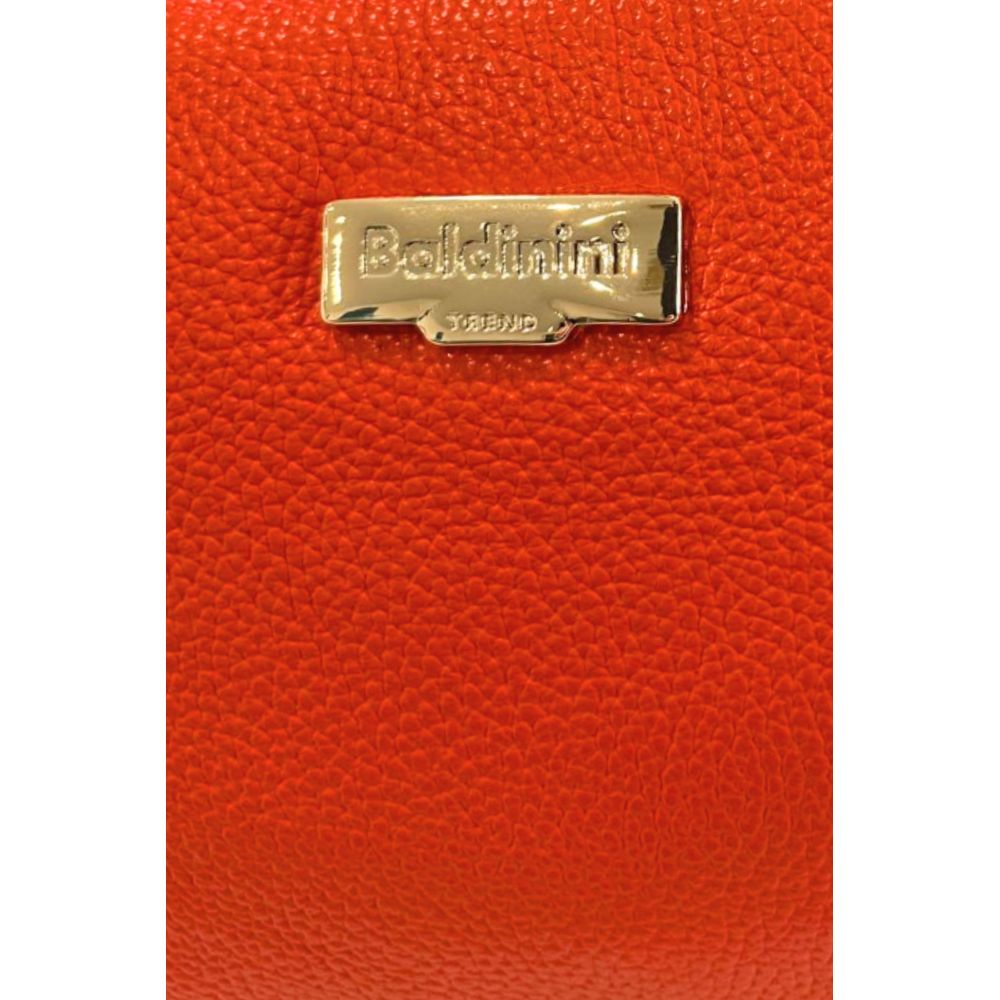 Shoulder Bag by Baldinini Trend for women in cowhide gold & orange features a effortless chic silhouette with a secure zipper, ample built-in-compartments, and versatile shoulder-strap & adjustable-strap for a effortless chic finish.