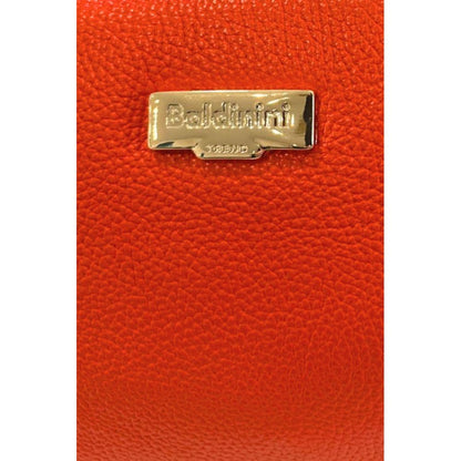 Shoulder Bag by Baldinini Trend for women in cowhide gold & orange features a effortless chic silhouette with a secure zipper, ample built-in-compartments, and versatile shoulder-strap & adjustable-strap for a effortless chic finish.
