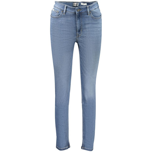 Jeans by Guess Jeans for men in denim cotton blue features an refined tailoring silhouette, showcasing a premium skinny with a and long cut for a refined tailoring look.