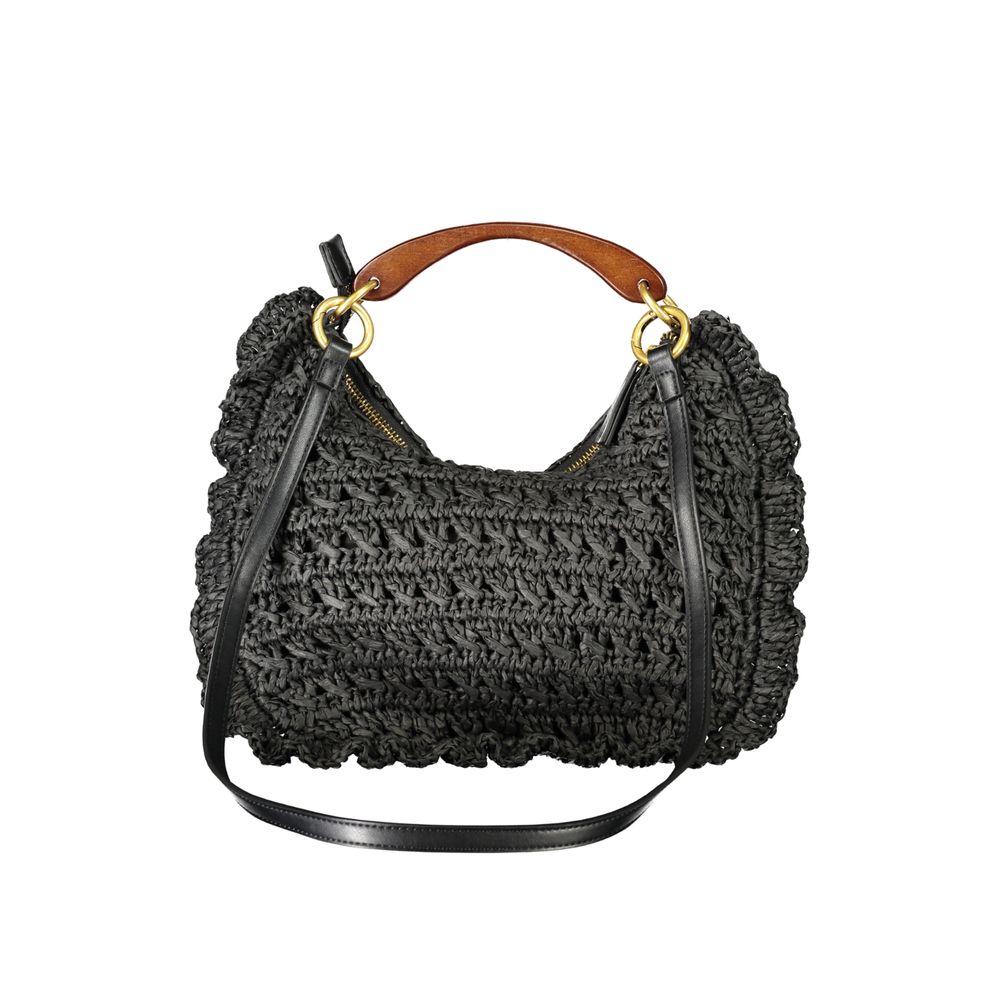 Handbag by Twinset for women in polyester black features a exquisite silhouette, showcasing a secure zipper and exquisite cardholder with versatile shoulder-strap, handle & adjustable-strap for a exquisite finish.