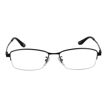 Eyeglasses Frames by BMW for men in titanium and black showcases an refined half-frame frame design featuring a sophisticated black coloured frame for an refined and refined aesthetic.
