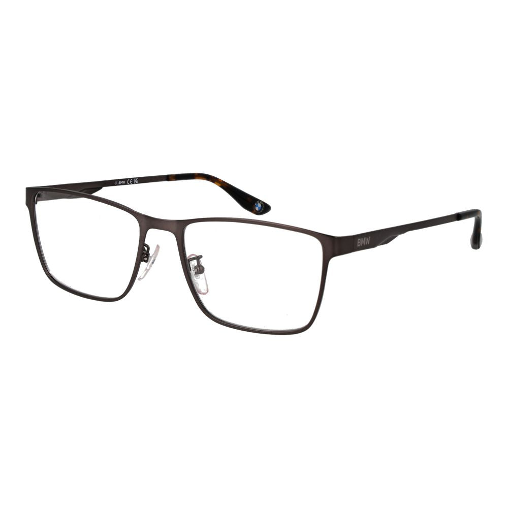 Eyeglasses Frames by BMW for men in metal and gray showcases an refined full-frame frame design featuring a sophisticated gunmetal coloured frame for an refined and refined aesthetic.
