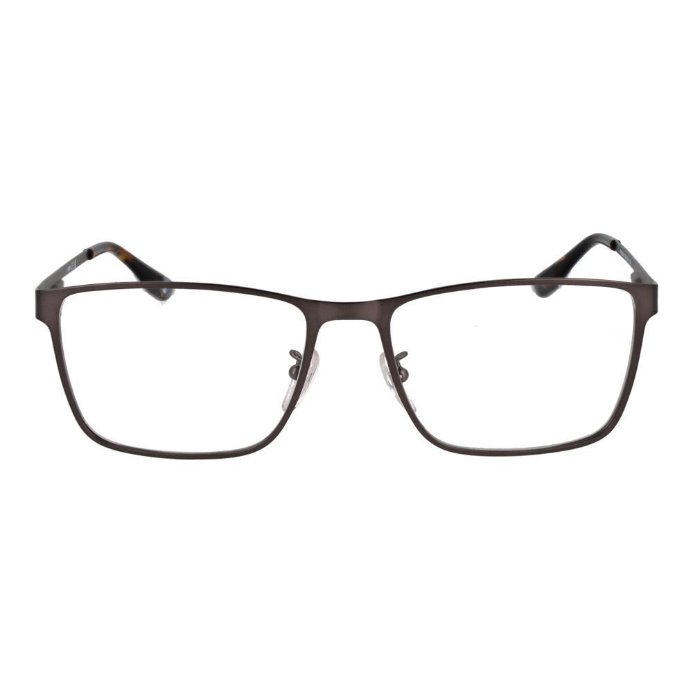 Eyeglasses Frames by BMW for men in metal gray showcases a reflective silhouette, artfully incorporating a sophisticated gunmetal coloured frame with a distinct full-frame frame design.