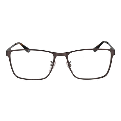 Eyeglasses Frames by BMW for men in metal gray showcases a reflective silhouette, artfully incorporating a sophisticated gunmetal coloured frame with a distinct full-frame frame design.