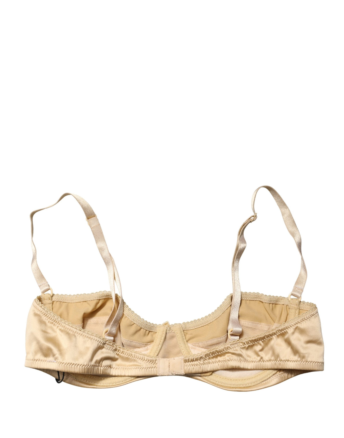 Dolce & Gabbana Women's Polyurethane Polyester & Silk Bra - Beige