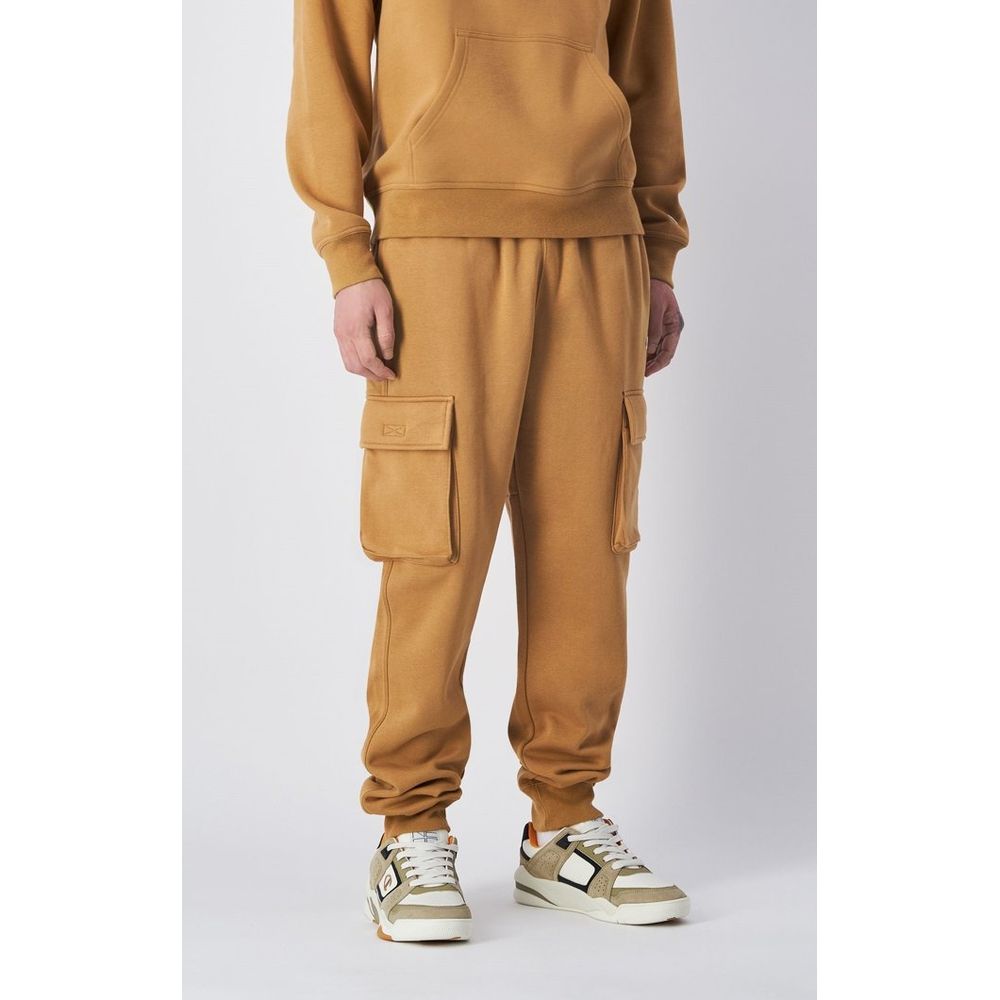 Champion Men's Cotton Polyester Joggers - Brown