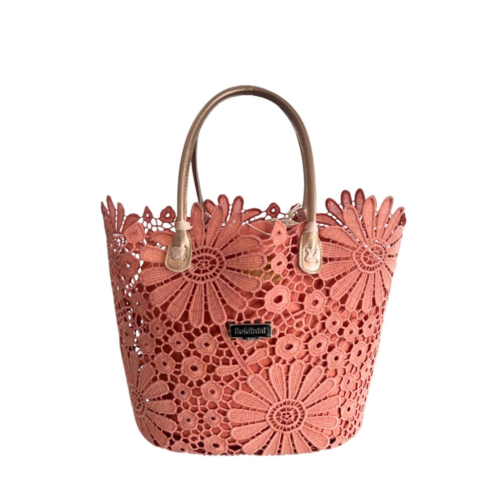 Drawstring Pouch Shoulder Bag by Baldinini Trend for women in polyurethane multicolor, pink & floral features a statuesque silhouette, showcasing a secure drawstring and statuesque with versatile handle for a statuesque finish.