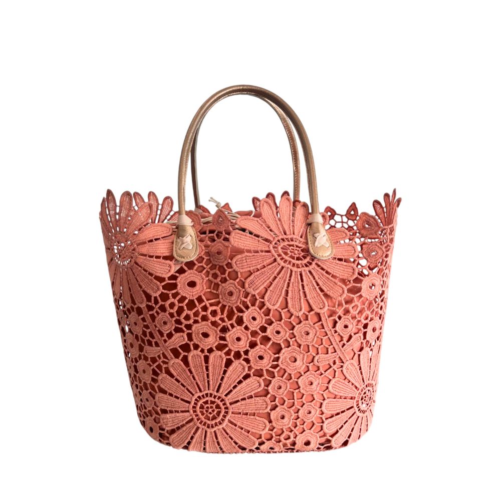 Drawstring Pouch Shoulder Bag by Baldinini Trend for women in polyurethane multicolor, pink & floral showcases a statuesque silhouette, artfully detailed with a secure drawstring, organized , and versatile handle for a statuesque look.