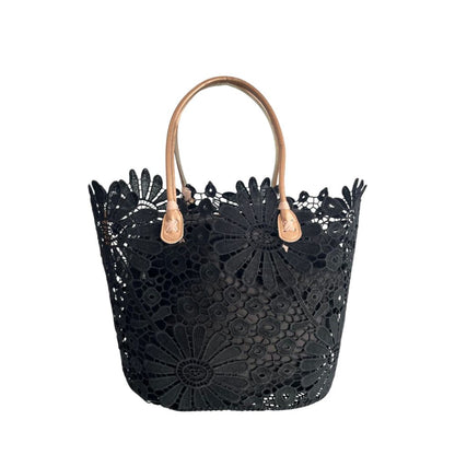 Drawstring Pouch Shoulder Bag by Baldinini Trend for women in polyurethane black, patterned & floral features a stately silhouette, showcasing a secure drawstring, ample , and stately detachable-strap & handle for a stately finish.