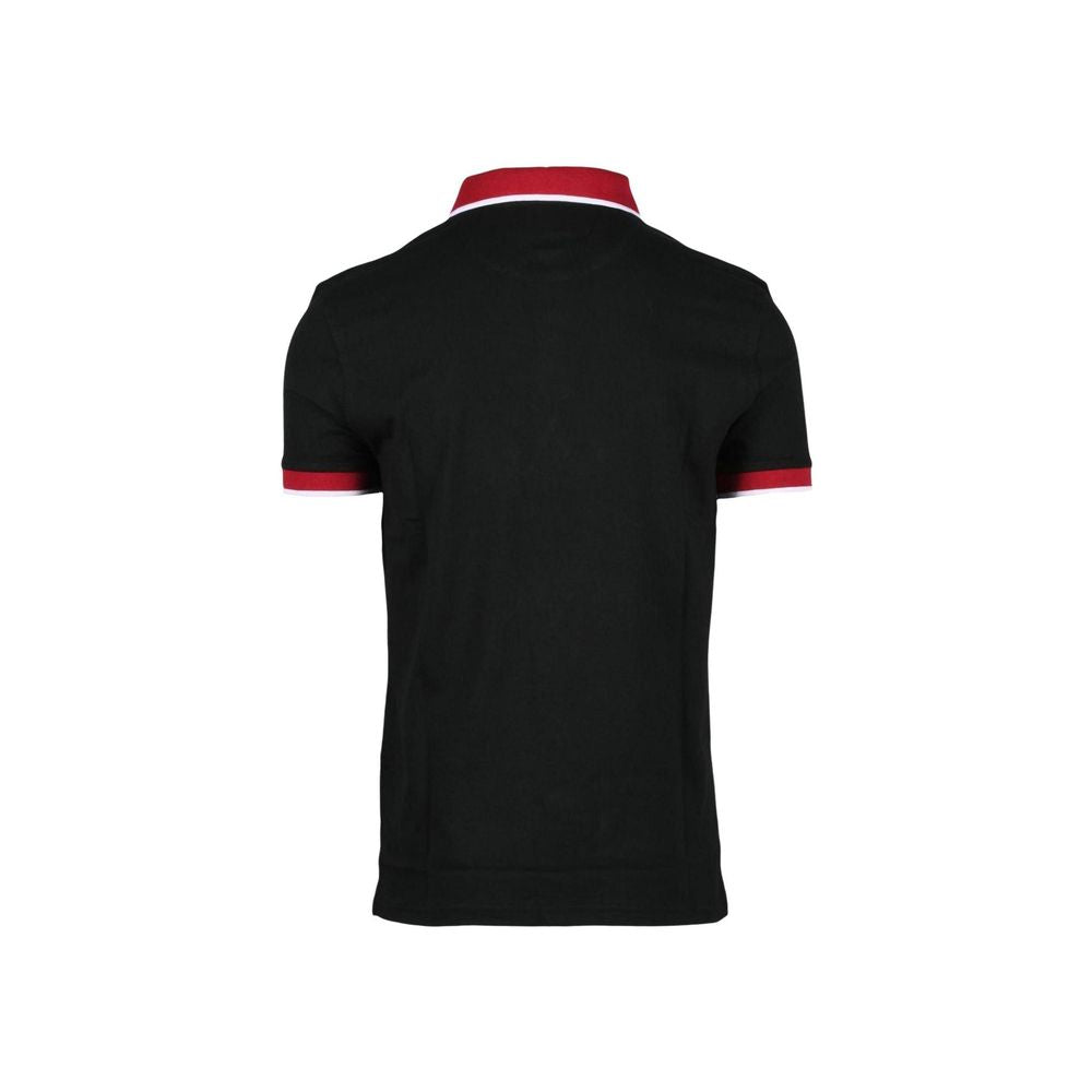 Polo Shirt by North Sails for men in stretch cotton black presents a distinguished silhouette, showcasing a sophisticated and distinguished for a truly distinguished finish.