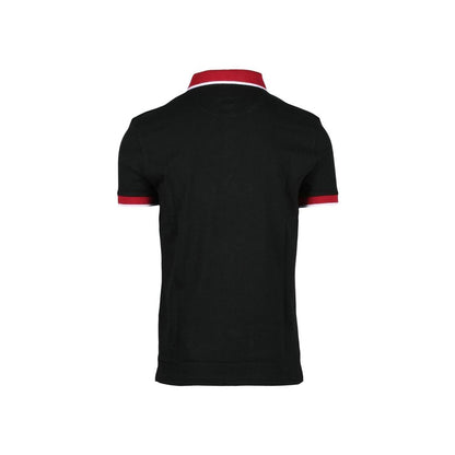 Polo Shirt by North Sails for men in stretch cotton black presents a distinguished silhouette, showcasing a sophisticated and distinguished for a truly distinguished finish.