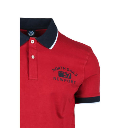 Polo Shirt by North Sails for men in stretch cotton multicolor presents a crisp silhouette, artfully detailed with a crisp and crisp .