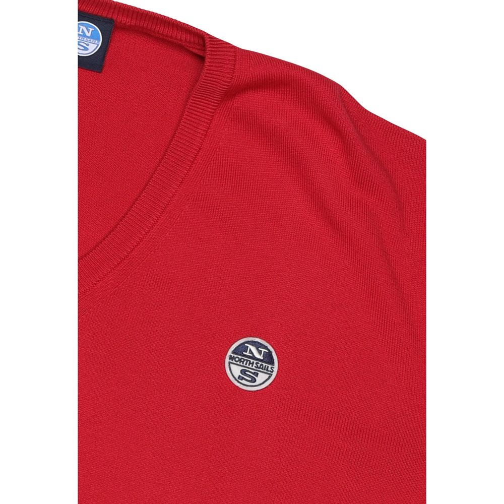 Sweatshirt by North Sails for men in cotton multicolor presents a smart casual silhouette, featuring a smart casual v-neck neckline and for a sophisticated look.