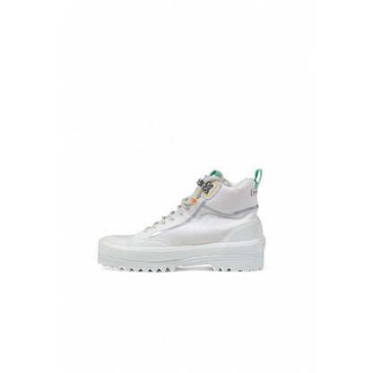 Sneakers by Superga for women in fabric white presents a sumptuous silhouette from the Women's Lightweight Casual Fabric Sneakers collection, showcasing a sumptuous casual style for an elevated aesthetic.