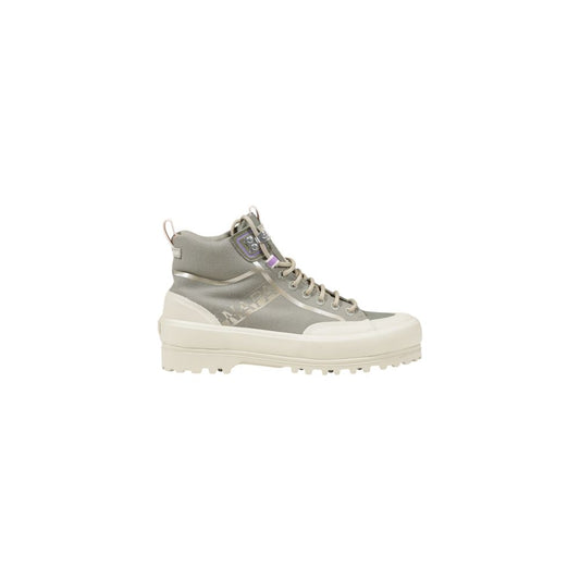 Sneakers by Superga for women in fabric green presents a sumptuous silhouette, artfully capturing the essence of the Women's Lightweight Athletic Casual Fabric Sneakers with its sumptuous athletic casual style design.