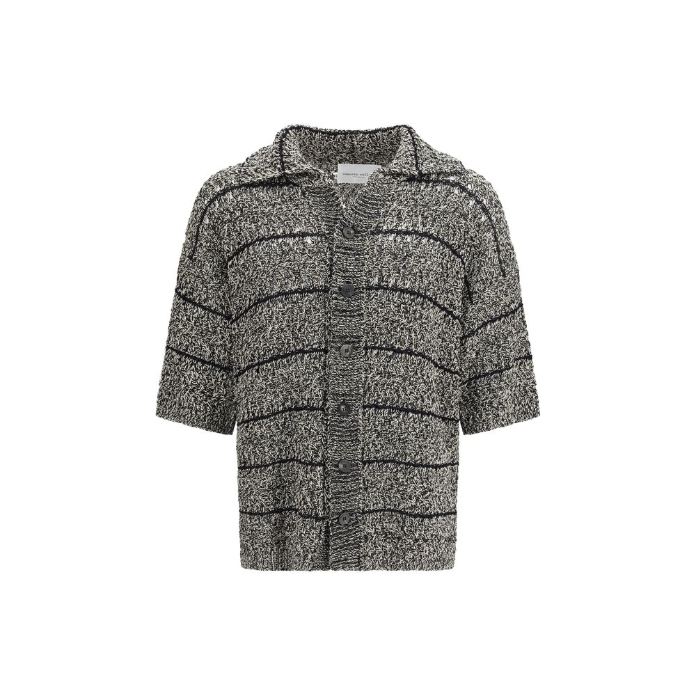 Shirt by Roberto Collina for men in polyamide cotton mesh multicolor & patterned showcases a sublime silhouette, artfully detailed with a sublime and for a sophisticated, sublime finish.