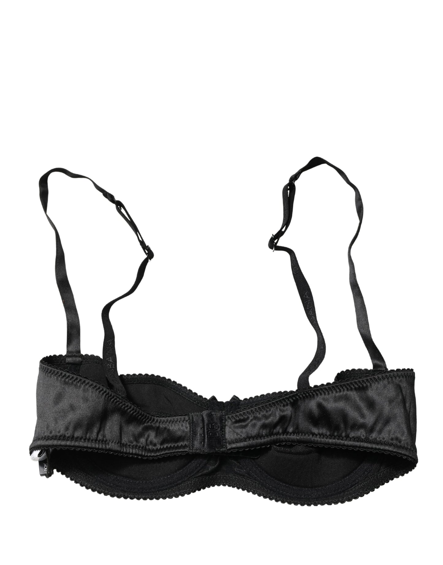 Dolce & Gabbana Black Semi-Pad Underwire Balconette Bra Underwear
