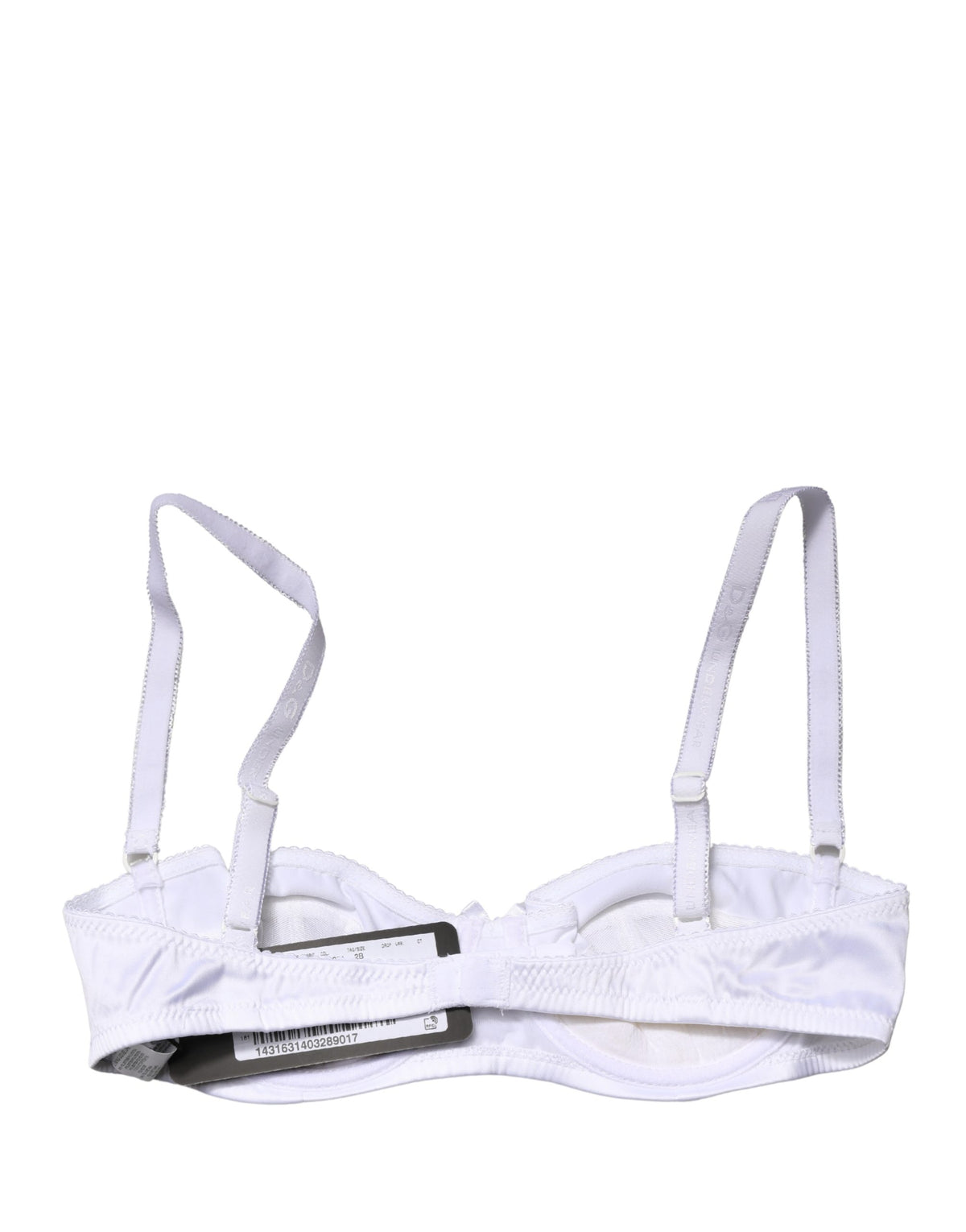 Dolce & Gabbana Women's Polyurethane Polyester & Silk Bra - White
