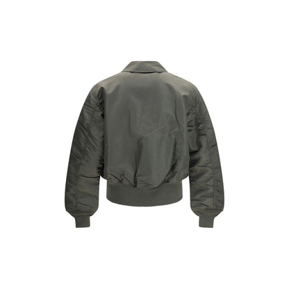 This Bomber Jacket by GR10K for men in nylon bicolour exhibits a edgy silhouette, meticulously detailed with functional pockets and a edgy for a edgy finish.