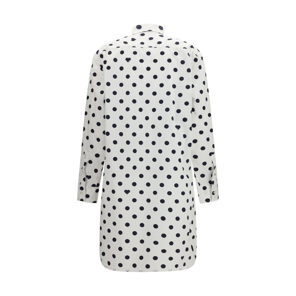 Dress by Fiorucci for women in cotton black, multicolor, white, patterned & print showcases a striking silhouette, elegantly detailed with a , refined , and a striking midi for a striking finish.