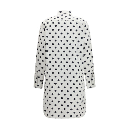 Dress by Fiorucci for women in cotton black, multicolor, white, patterned & print showcases a striking silhouette, elegantly detailed with a , refined , and a striking midi for a striking finish.