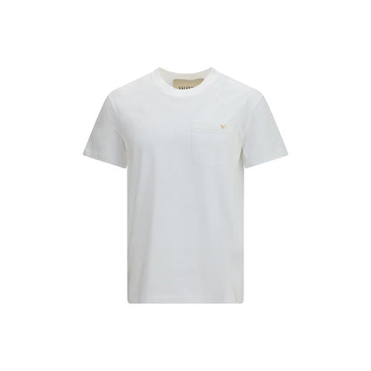 T-Shirt by Valentino Garavani for men in cotton white features an on trend silhouette, perfectly showcasing a on trend and for an elevated aesthetic.