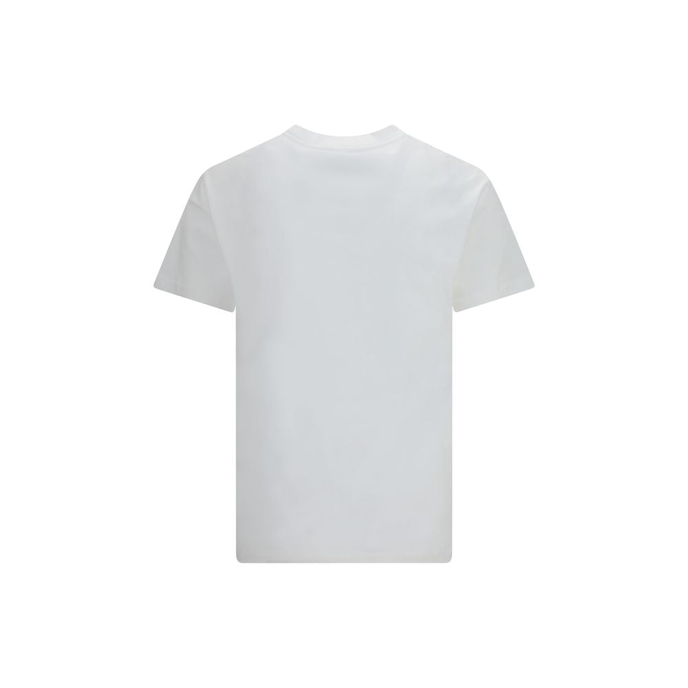 T-Shirt by Valentino Garavani for men in cotton white features a plush silhouette, showcasing a sophisticated and for a truly plush finish.