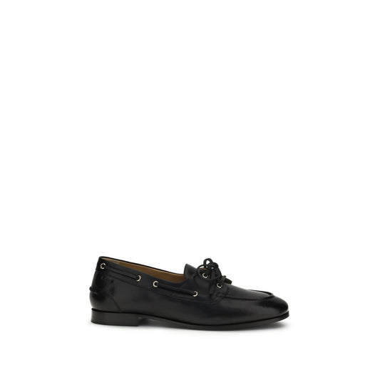 This Boat Loafer Slip-On Shoes by Bally for men in buffalo leather black & gold features an exquisite silhouette from the Men's Buffalo Leather Boat Loafer Slip-On Shoes collection, defined by a sophisticated and elegant .