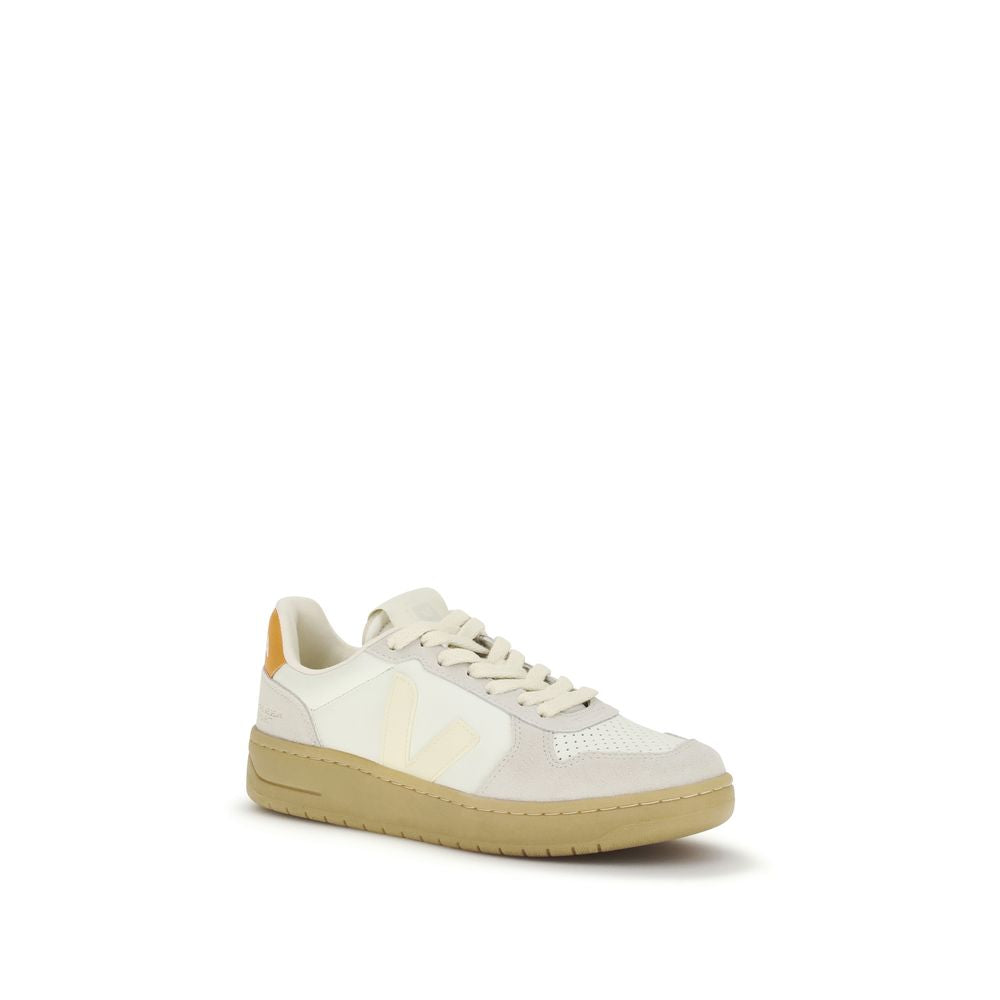 Veja Women's Low Top Bos Taurus Calf Leather Sneakers - White